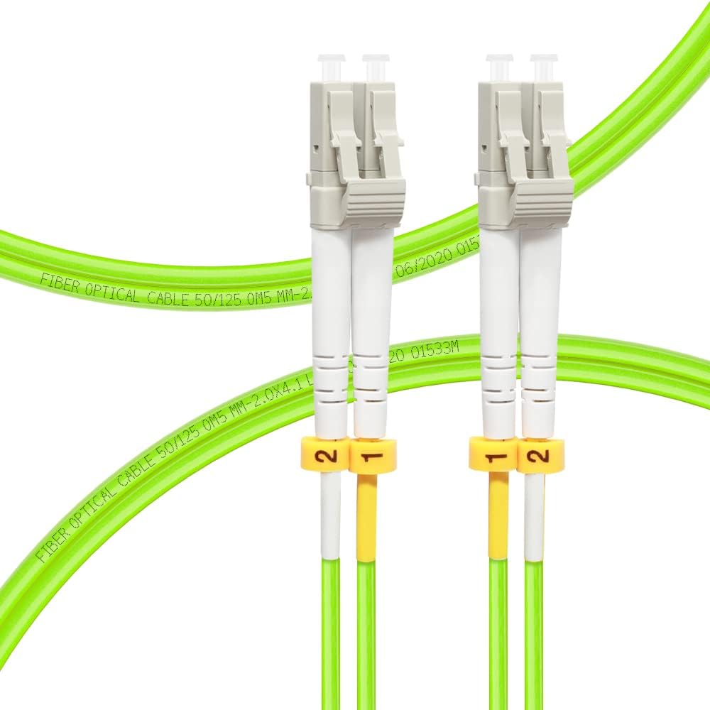 Fiber Patch Cable LC to LC OS2 Single Mode Duplex 9/125um LSZH 125Meter E2564