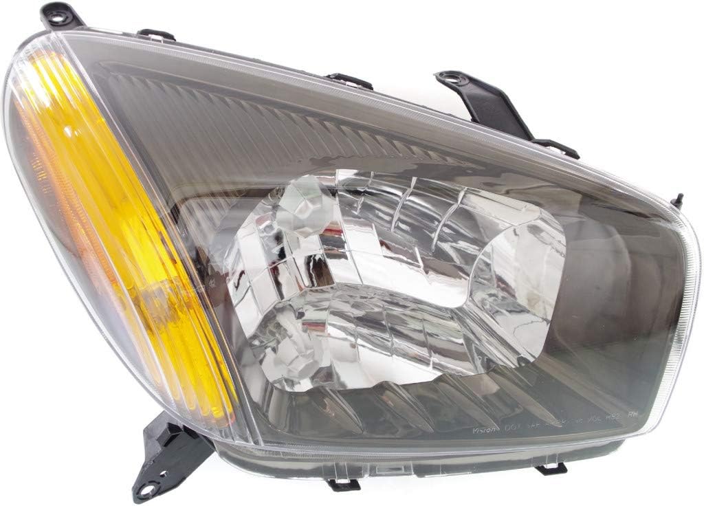 Black Passenger Side Headlight Assembly E766763