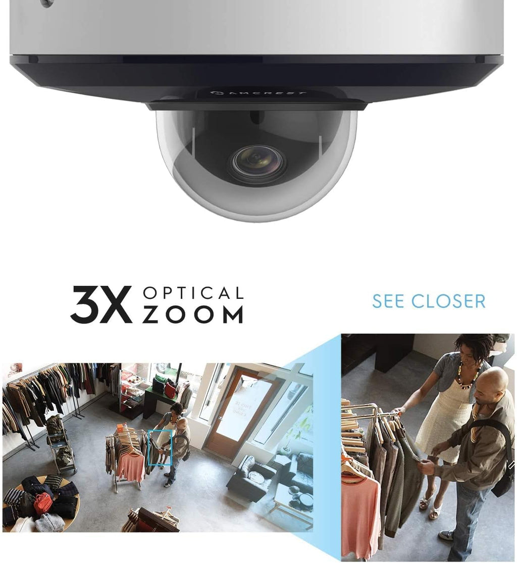 1080P PTZ Outdoor IP PoE Camera with 3X Optical Zoom A75221