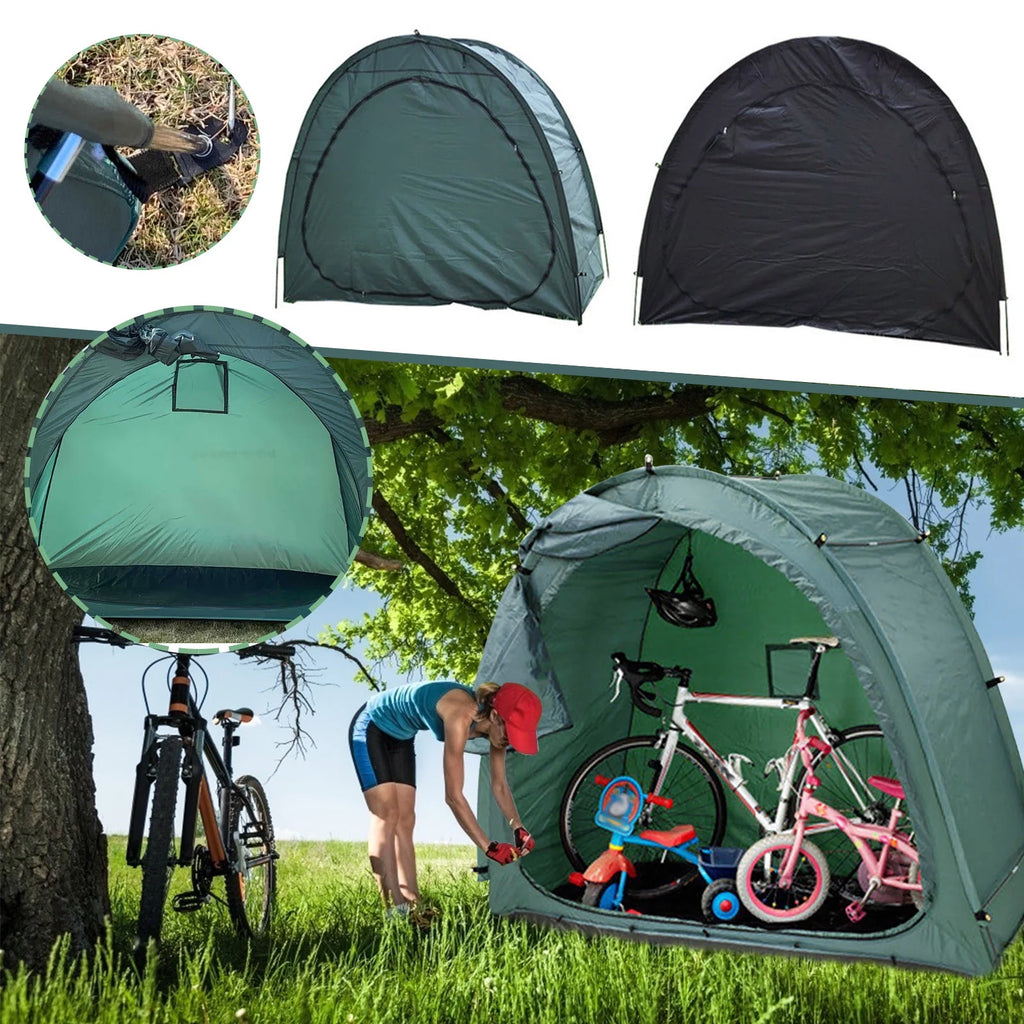 Outdoor Bicycle Tent Rainproof Storage Utility Room W729236