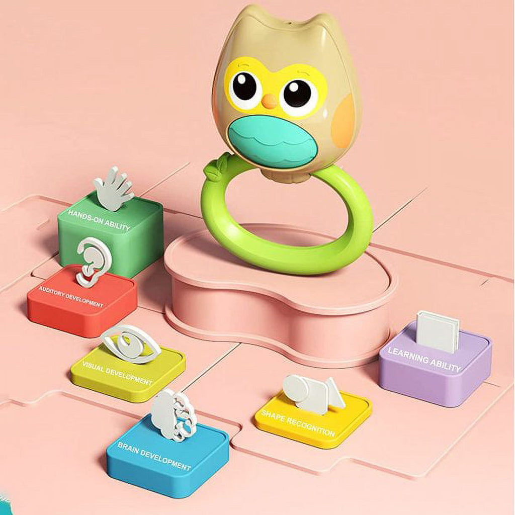 5 Pack Baby Rattle Teething Toys with Storage Case V679408