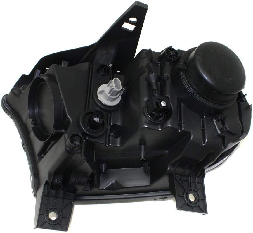 Pair Black Housing Headlight for Dodge Durango 2014 2015 W219