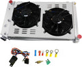 3 Row Aluminum Radiator with 2 X 12 Fan and Shroud Z866