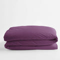 Cotton Percale Duvet Cover - Purple, Twin XL P66671