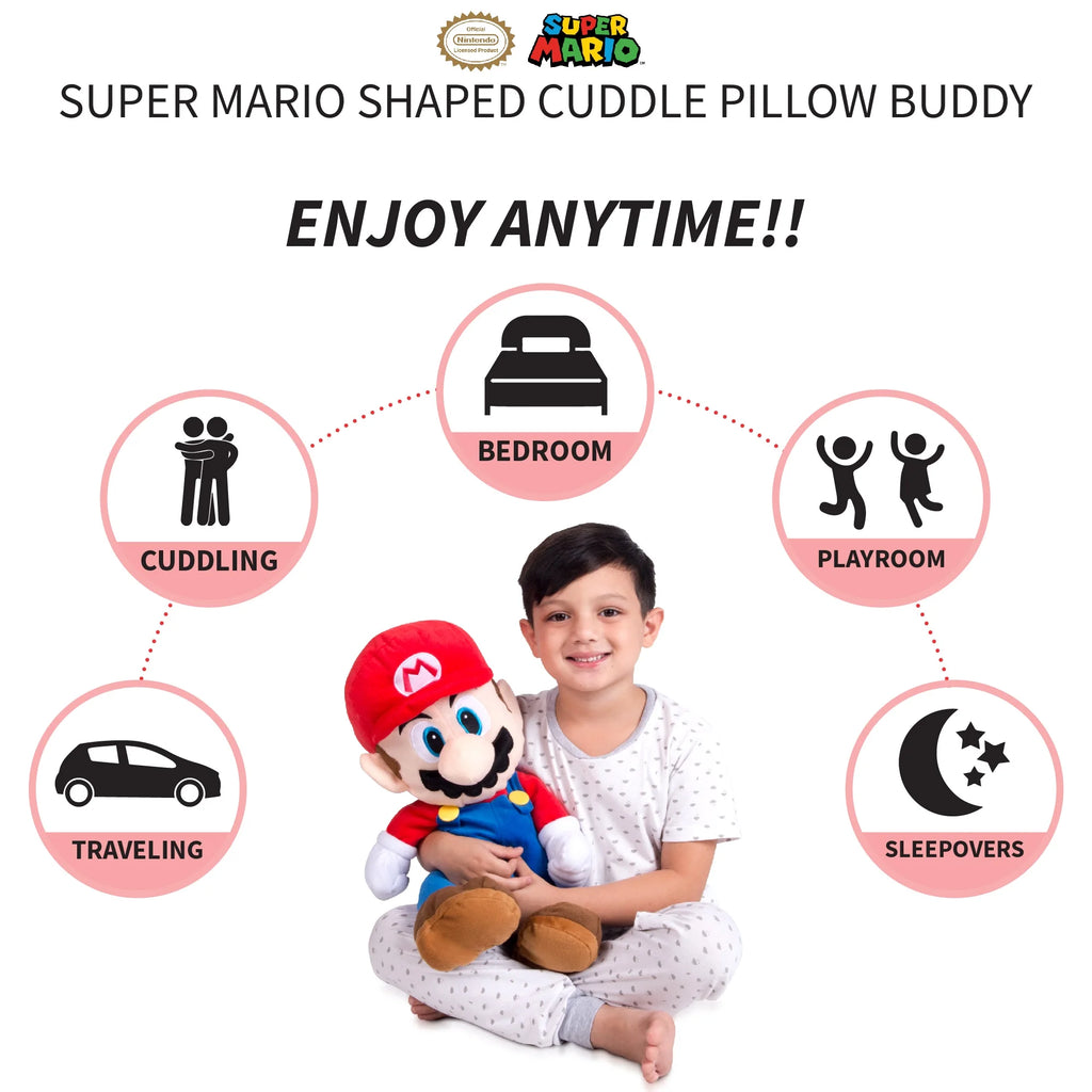 Red Plush Pillow Buddy V269