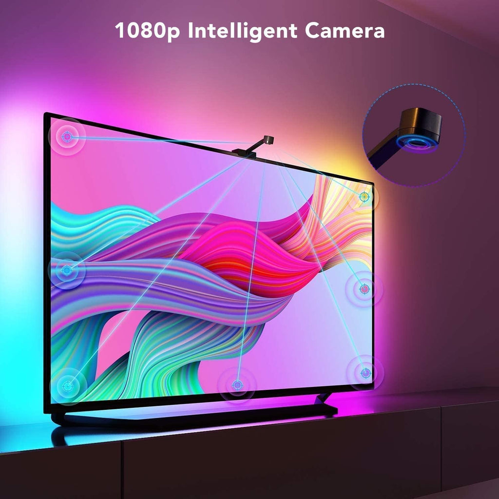 TV LED Backlights with Camera, RGBIC Wi-Fi, Music Sync X995719