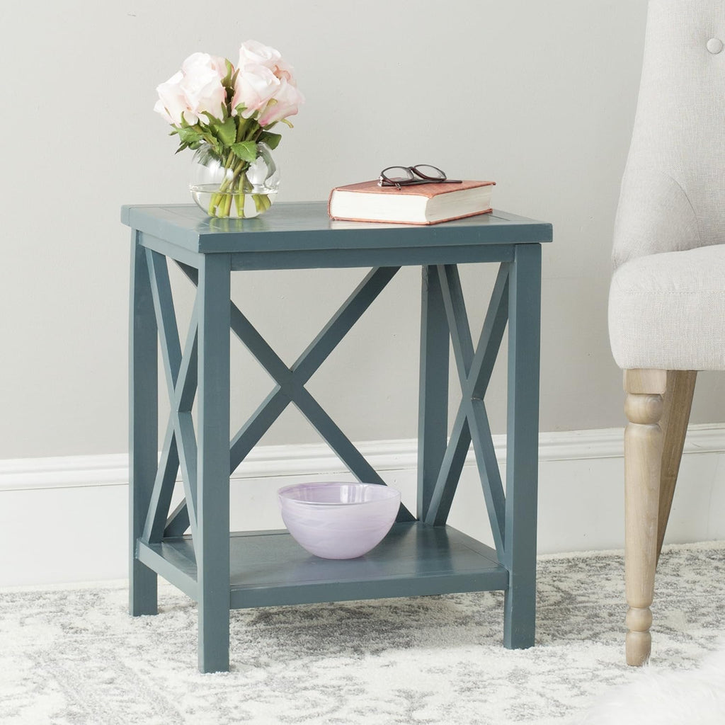 Cross Back End Table Z20214