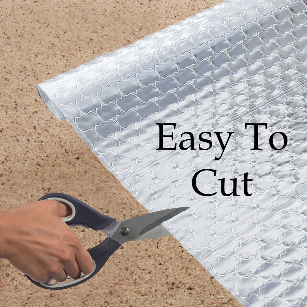 Clear Vinyl Plastic PVC Floor Runner Protector For Carpet (27" Wide) S584300