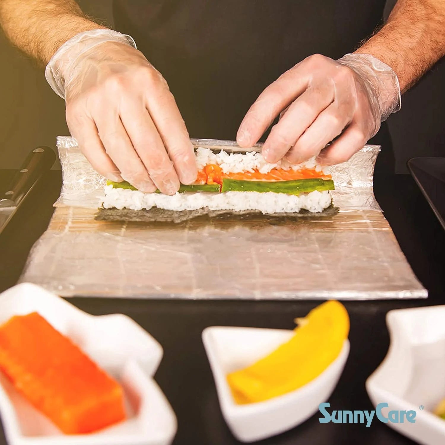 1000pcs Vinyl Disposable Gloves Powder Free XL C565257