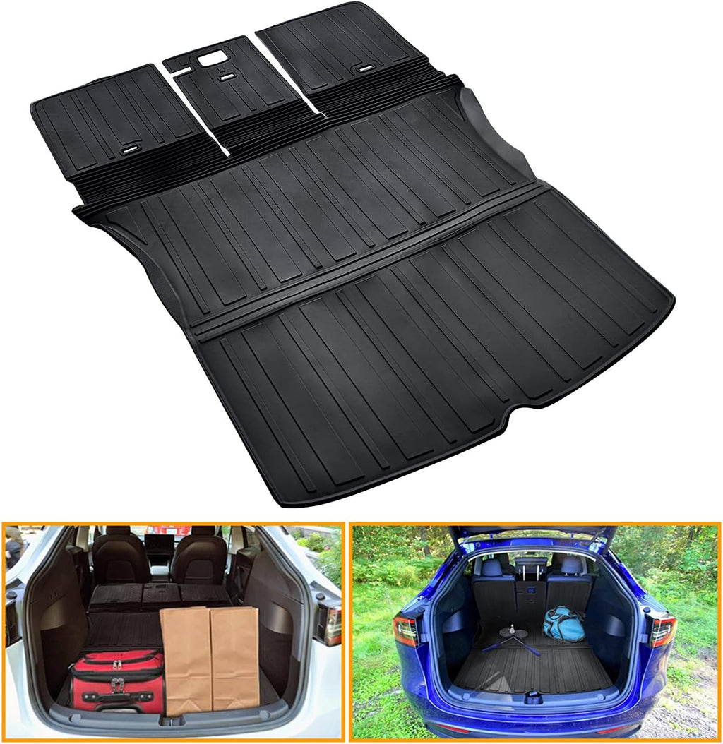 Trunk Mat Cargo Mat Rear Cargo Liner Mat with Backrest Mat N793