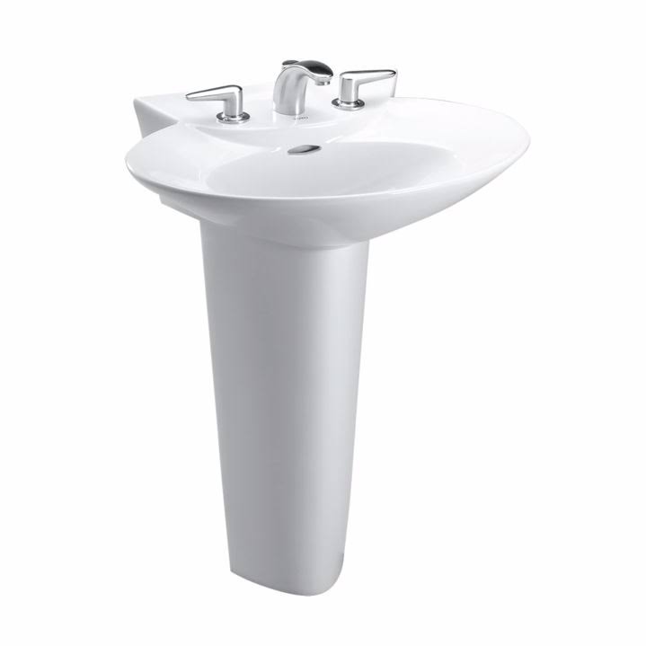 Pacifica Pedestal Lavatory, Sedona Beige P61251