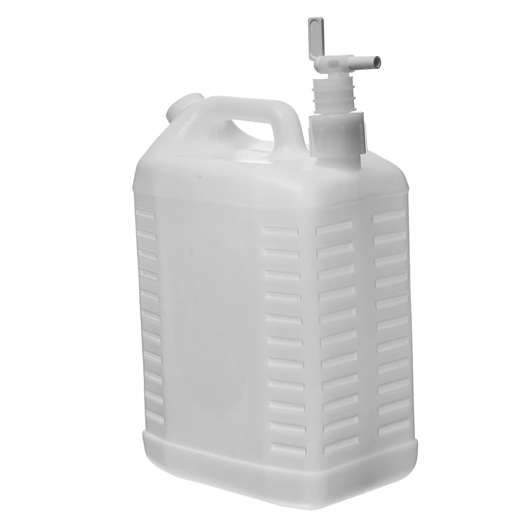 2.5 Gallon Plastic Dispenser Carboy with Spigot, HDPE, Natural, 4 Pack L74136