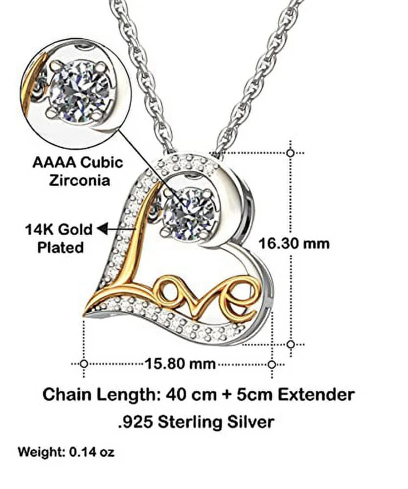 Love Dancing Necklace A4923