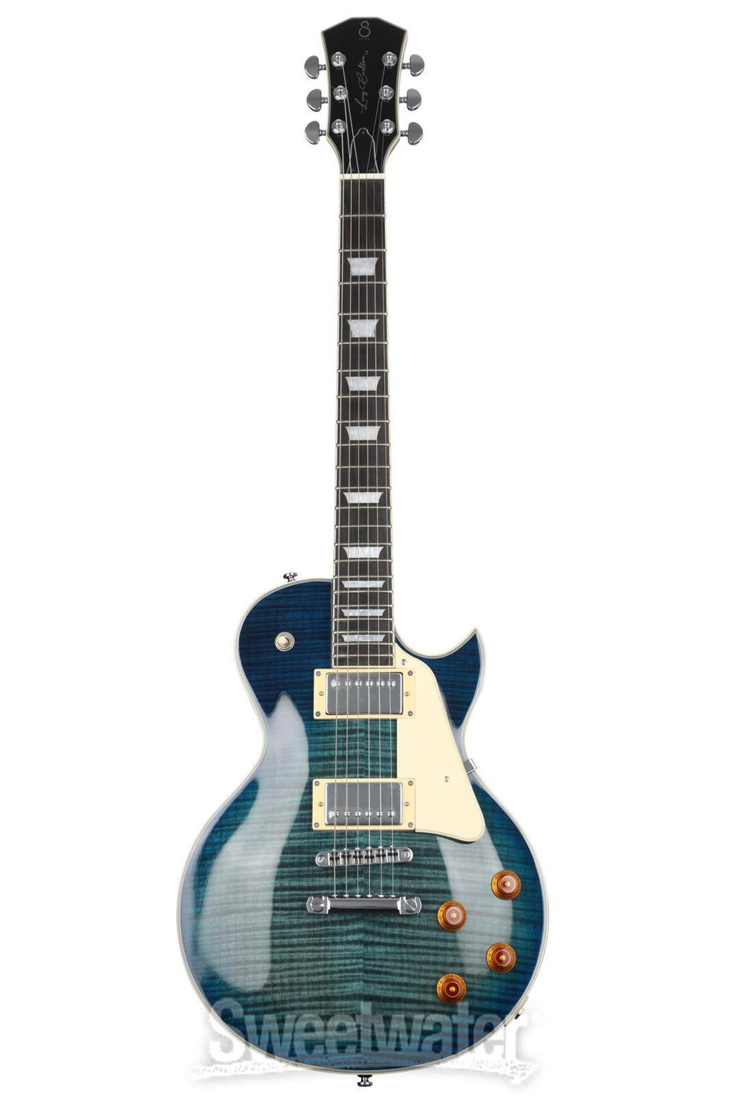 Transparent Blue Electric Guitar F39620