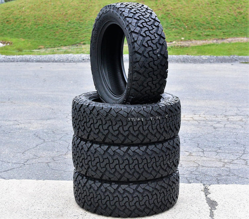 Set of 4 All-Terrain Mud Light Truck Radial Tires 35X12.50R17LT Load Range E 10-Ply BSW U4836