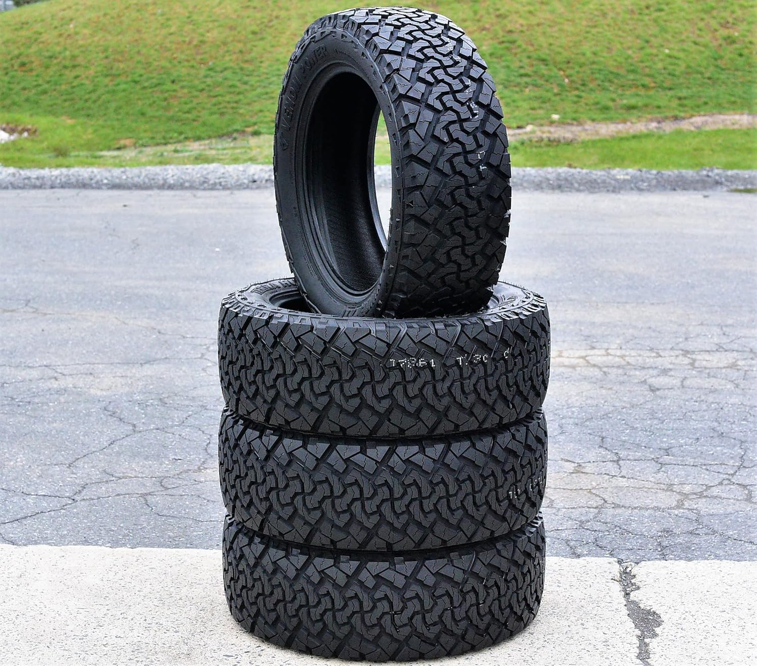 Set of 4 All-Terrain Mud Light Truck Radial Tires 35X12.50R17LT Load Range E 10-Ply BSW U4836