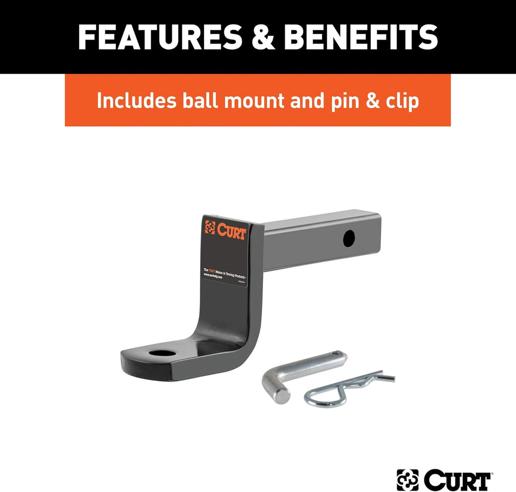 Class 1 Trailer Hitch with Ball Mount, 1-1/4-In Receiver W92029