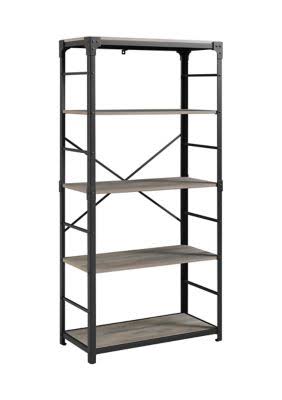 Grey Wash 4 Shelf Bookshelf C410