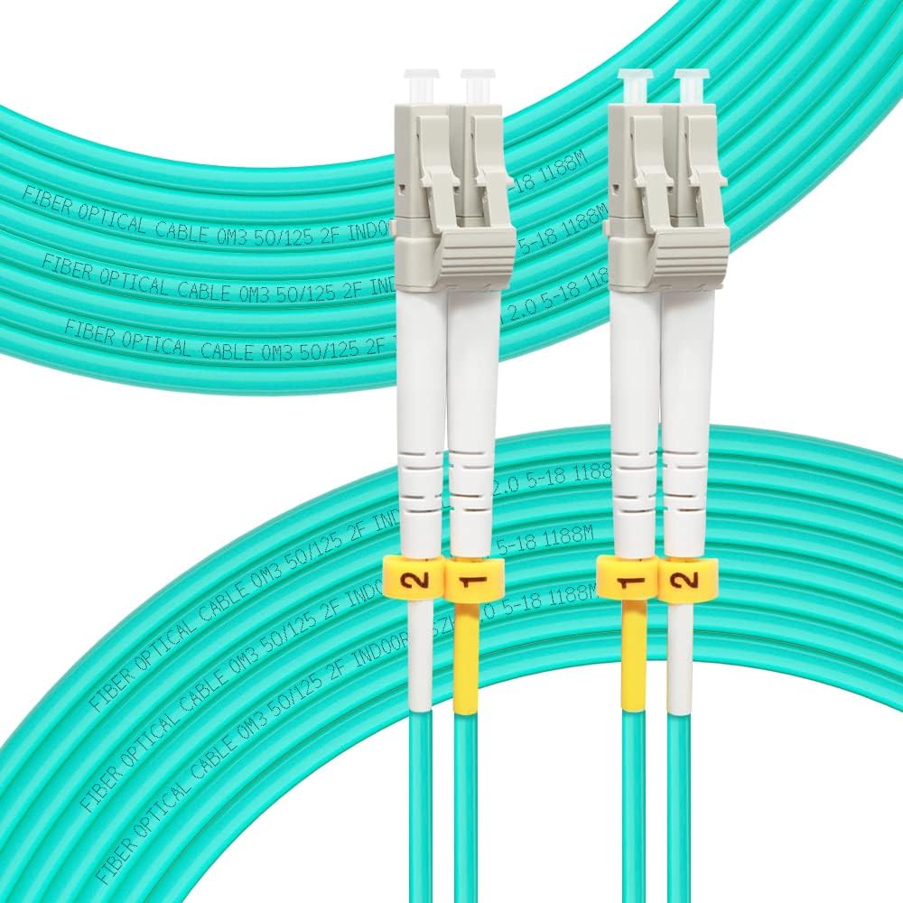 Fiber Patch Cable LC to LC OS2 Single Mode Duplex 9/125um LSZH 125Meter E2564