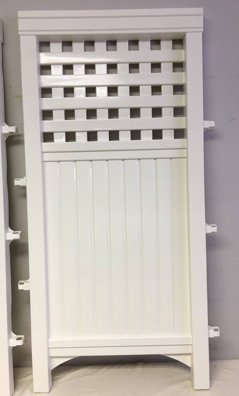 White 4-Piece Outdoor Screen Enclosure Set R13363