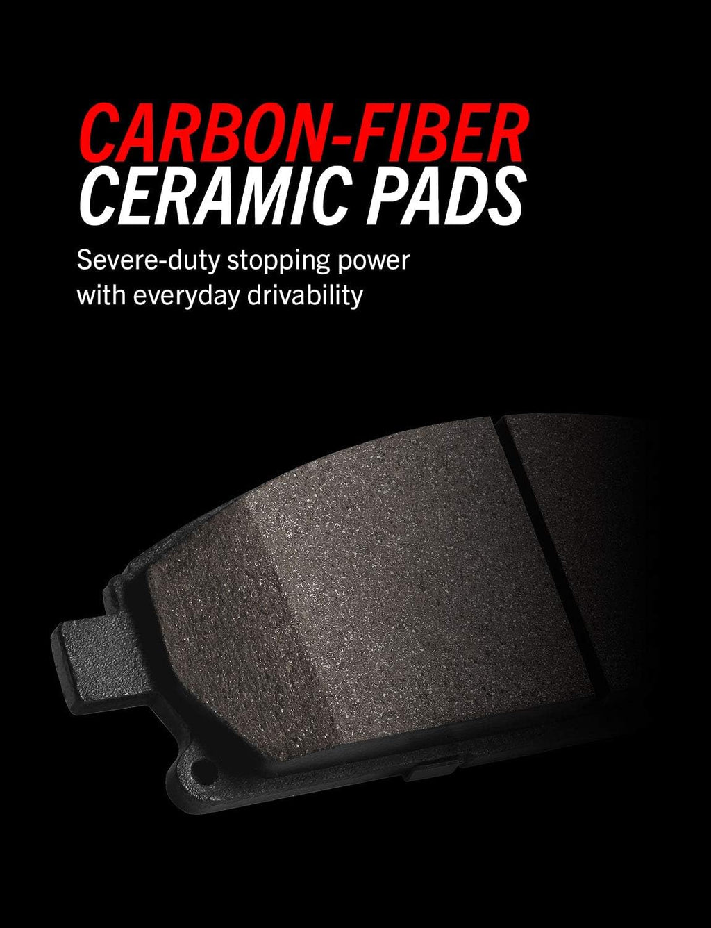 Front Z36 Carbon Fiber Ceramic Brake Pads and Drilled Slotted Brake Rotors H4730