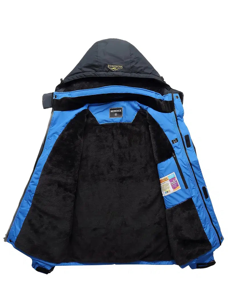 Men‘s Waterproof Windproof Hooded Ski Jacket Y26982