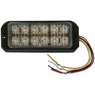 Amber Rectangular LED Strobe Light B106056