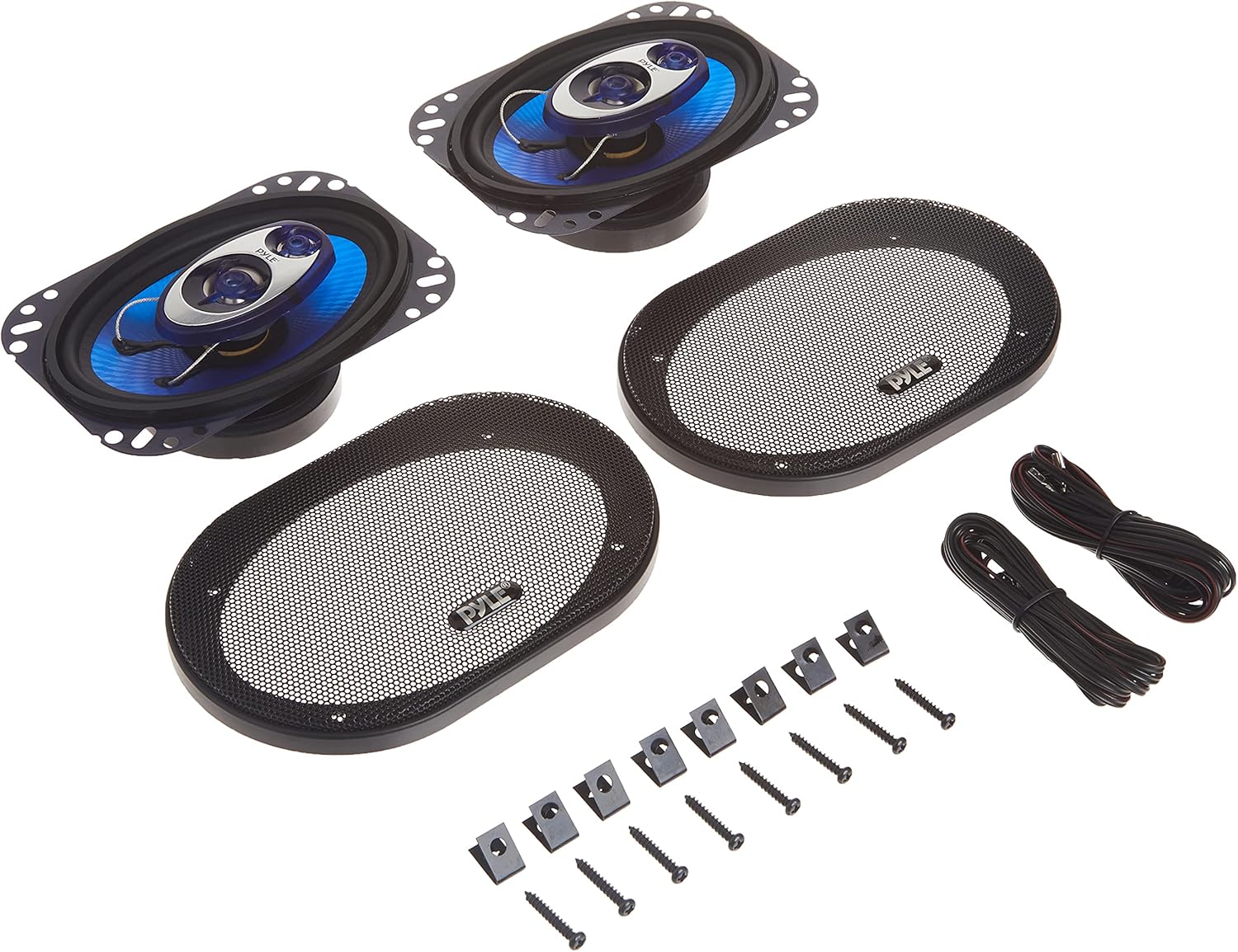 6” x 8” 3-Way 360 Watts 4 Ohm Car Sound Speaker Pair Y744800