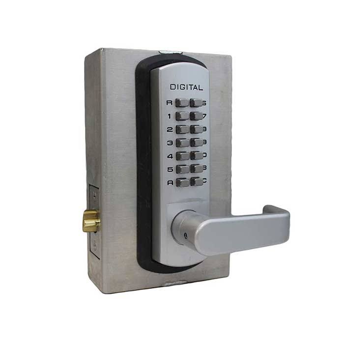 Jet Black Marine Grade Mechanical Keyless Lever Lock A857