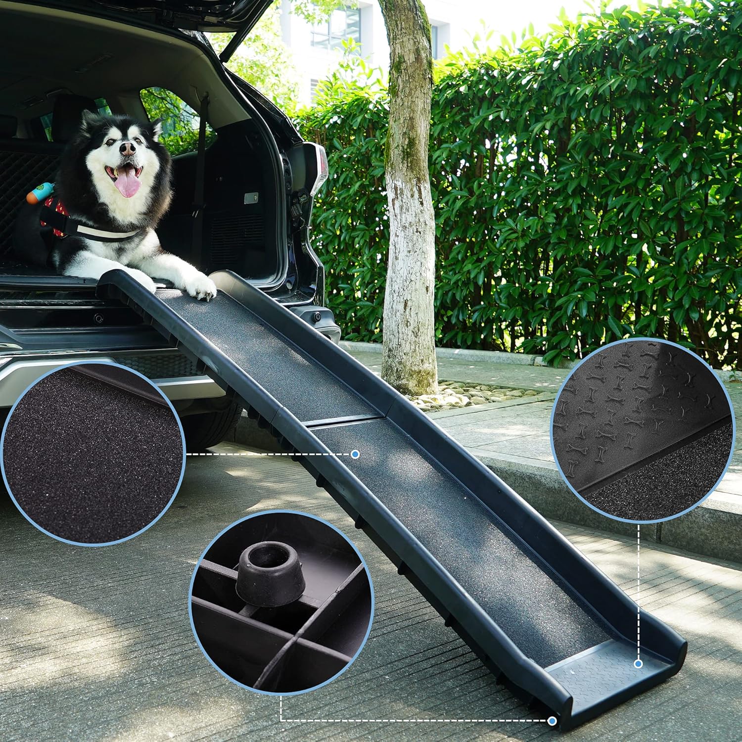 62"L Heavy Duty Folding Dog Ramp M741223