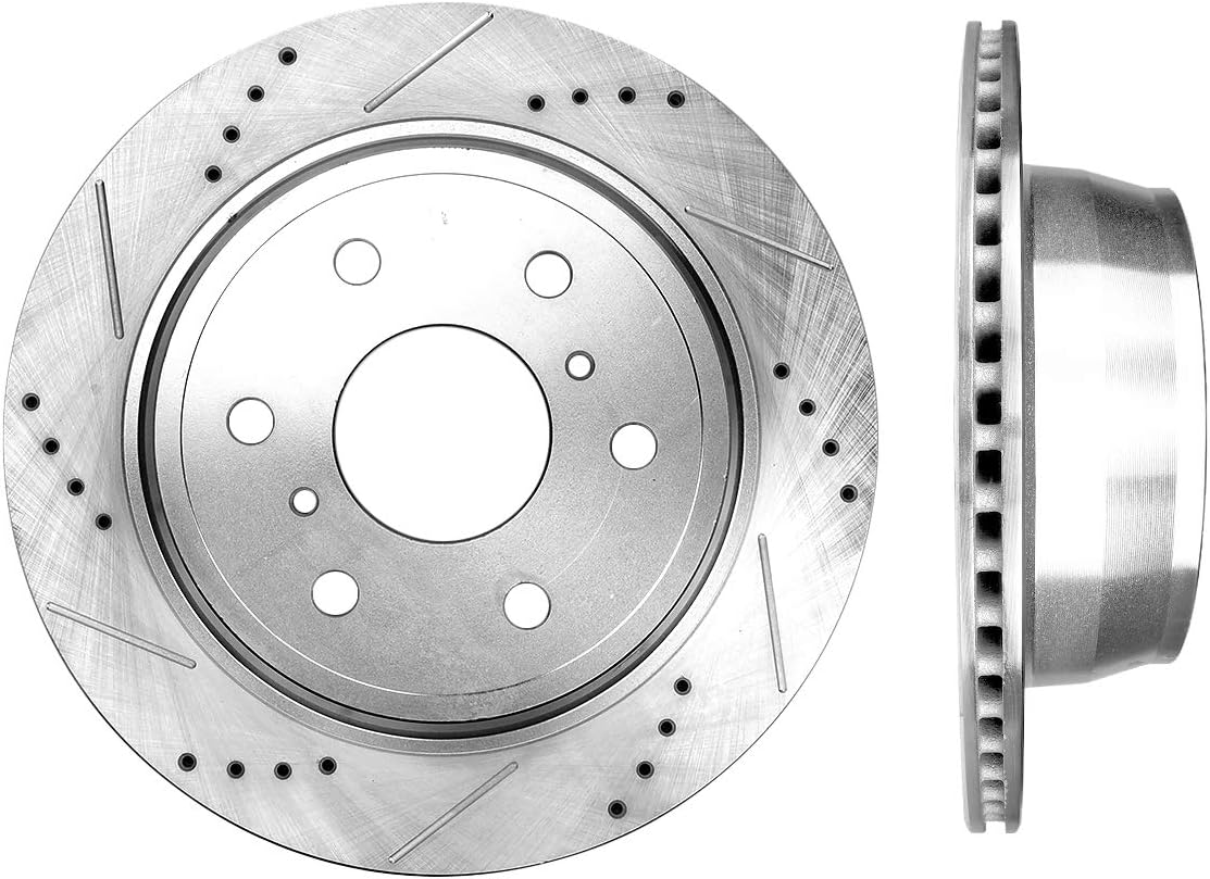 Rear Brake Rotors Set of 2 L6690