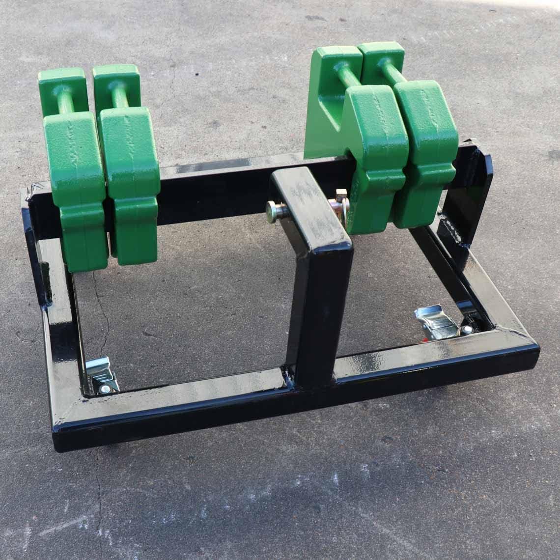 Black Rolling Suitcase Weight Cart with Receiver C11641
