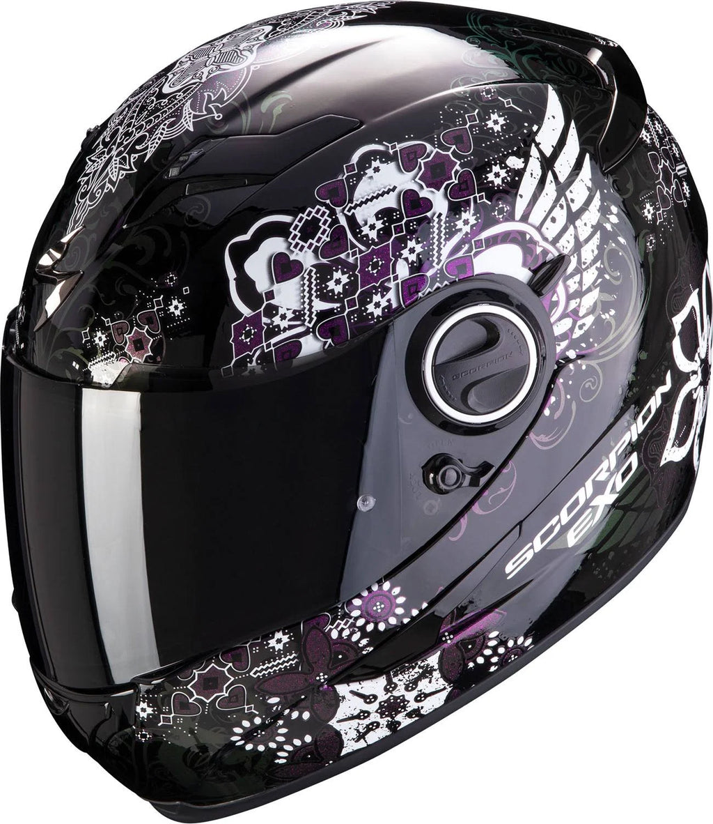 Black Chameleon Motorcycle Helmet P327178