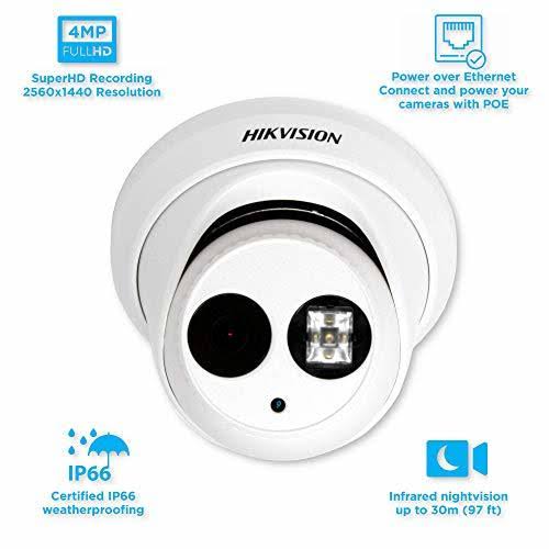 4MP WDR EXIR Turret IP Network Camera 2.8mm W88715