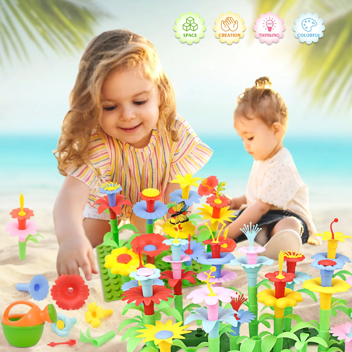 Flower Garden Building Toys, 152 Pcs H521504