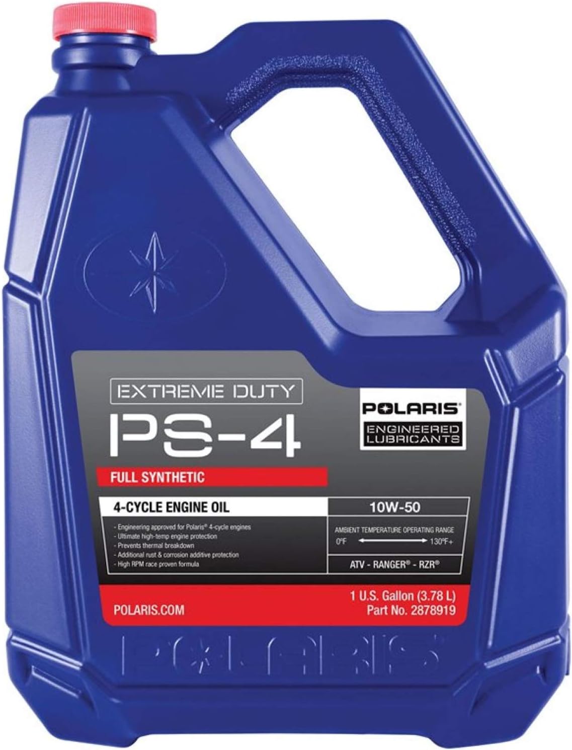 Polaris Extreme Duty 4 Cycle Full Synthetic Oil 1 Gallon Pack of 2 Q18581