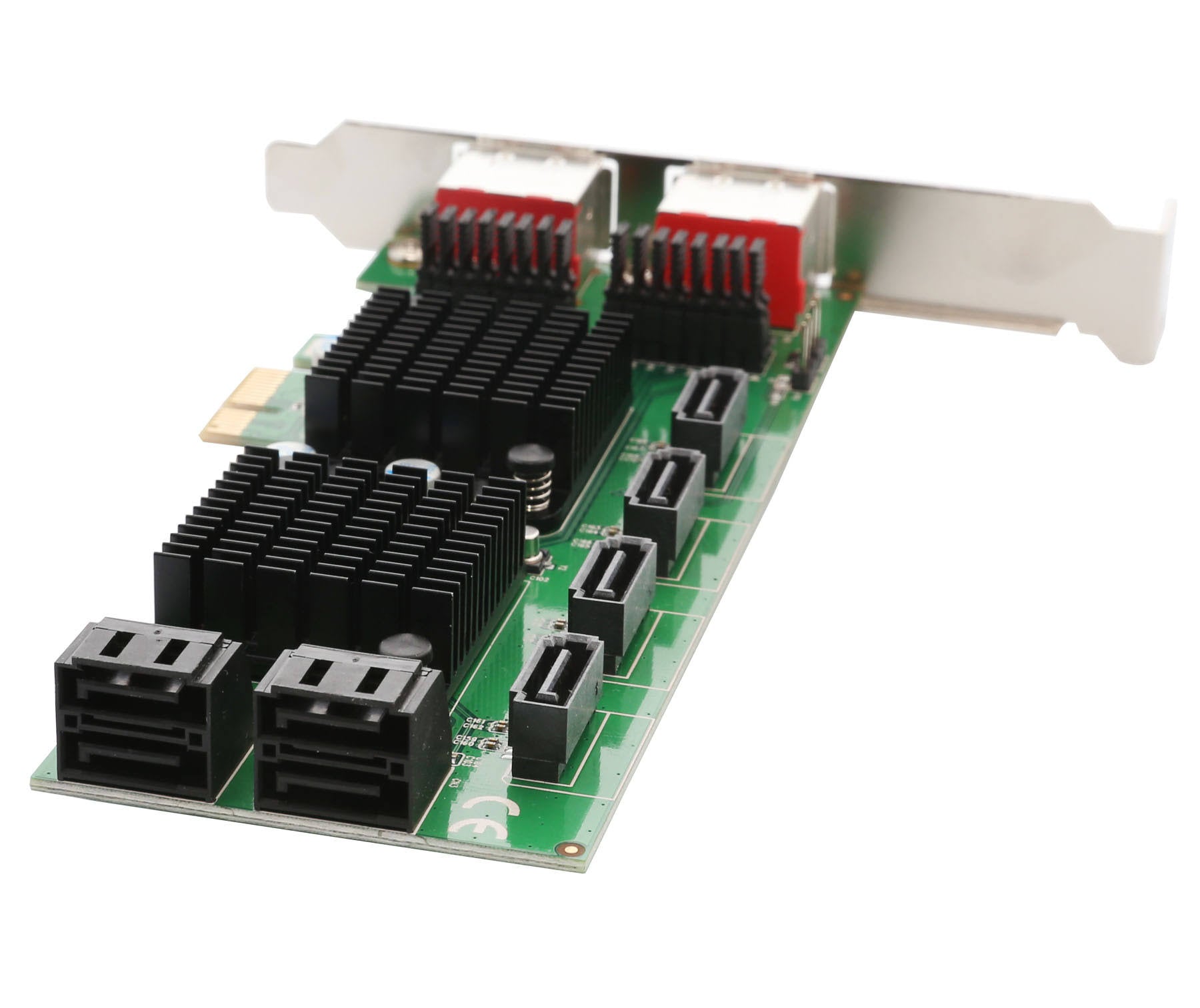 8 Port SATA III and eSATA PCI-E Card I404