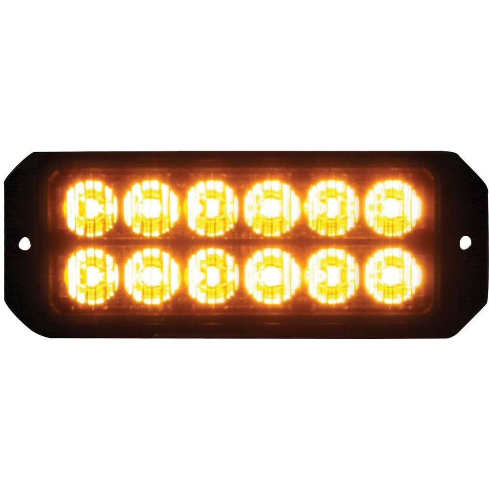 Amber Rectangular LED Strobe Light B106056