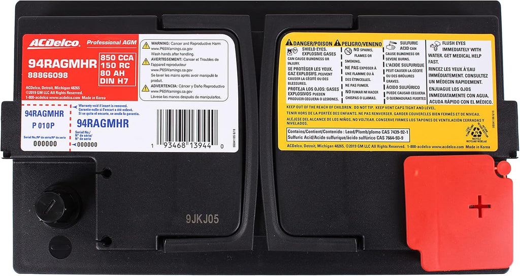 AGM BCI Group 94R Battery Z96065