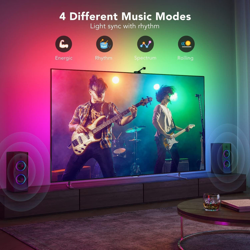 TV LED Backlights with Camera, RGBIC Wi-Fi, Music Sync X995719