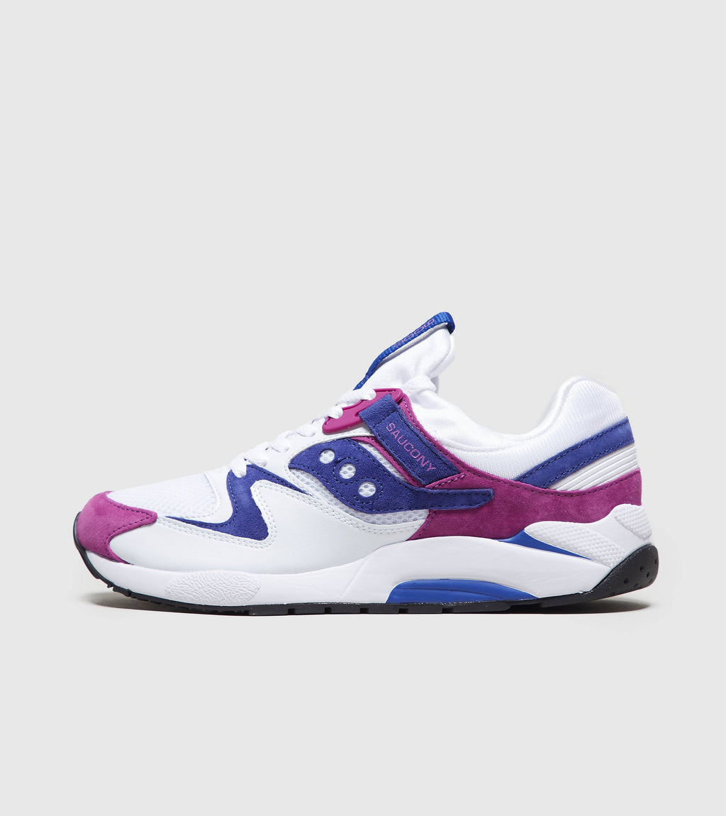 White & Purple Saucony Running Shoes B57992