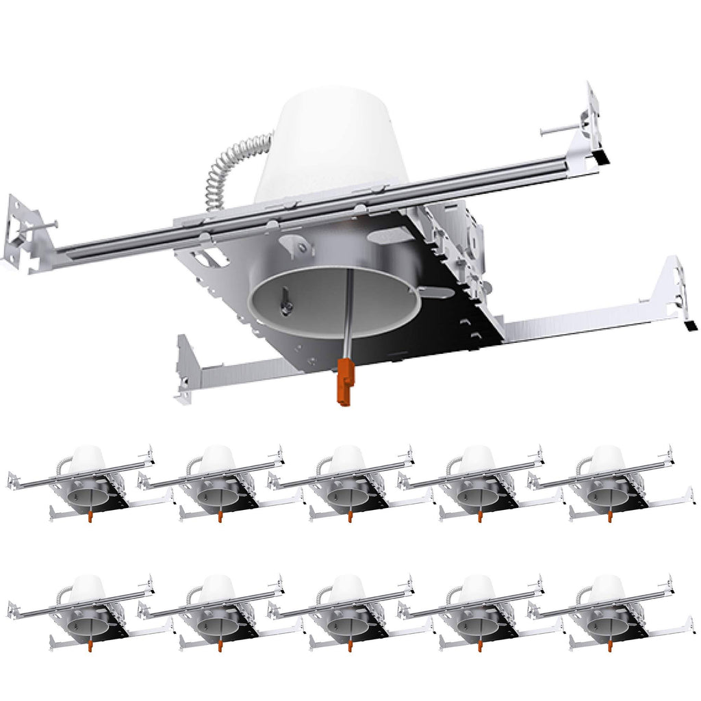 10 Pack 4x22 LED Can Recessed Light Housing F11884