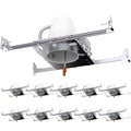 10 Pack 4x22 LED Can Recessed Light Housing F11884