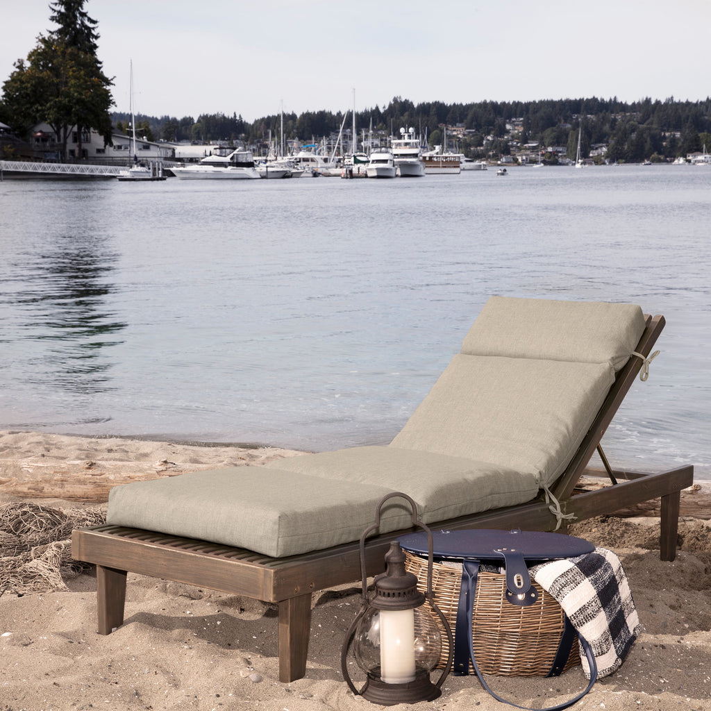 Natural Tan Outdoor Chaise Lounge Cushion T106426