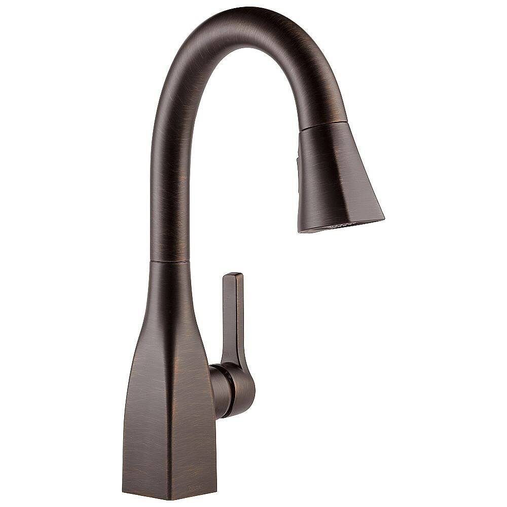 Chrome Single Handle Pull-Down Bar / Prep Faucet F635