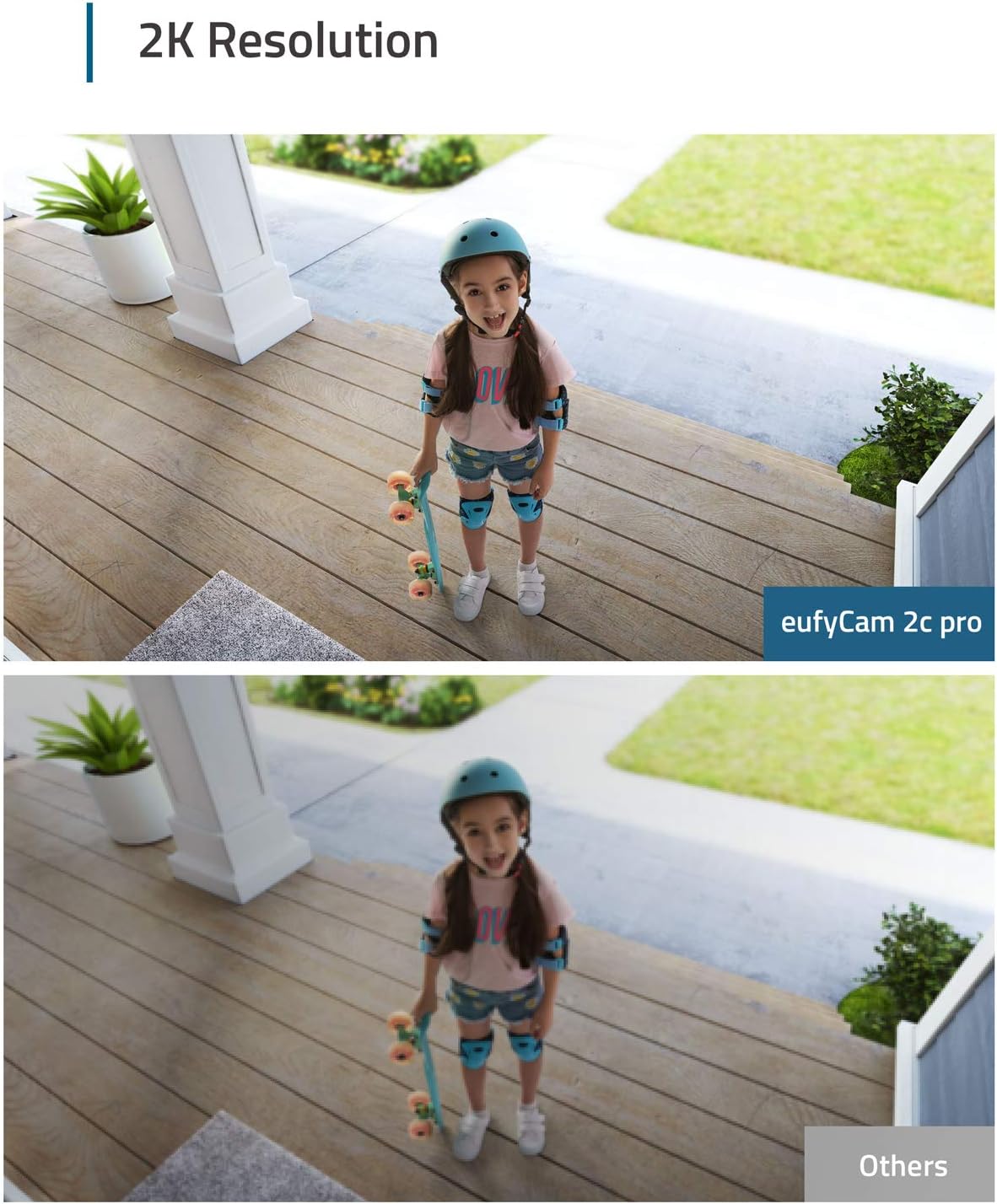 Wireless Home Security System with 2K Resolution and Night Vision K1479