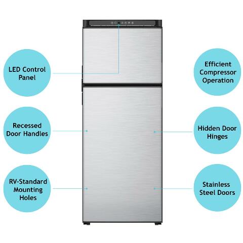 10 Cu Ft DC Comp Refrigerator R39214