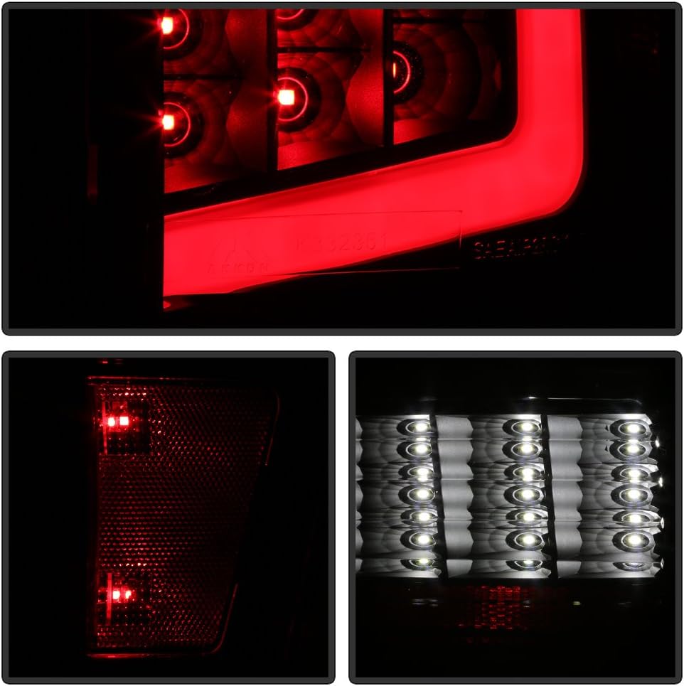 Black Full LED Tail Lights Brake Lamps E3982