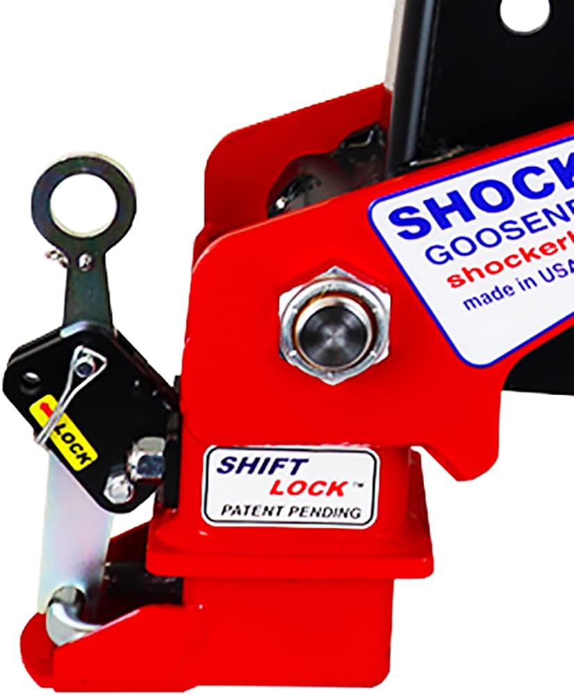 Gooseneck Air Hitch & Coupler, Round 3-15/16" Angled Pin 30K Coupler 9" Offset Z7592