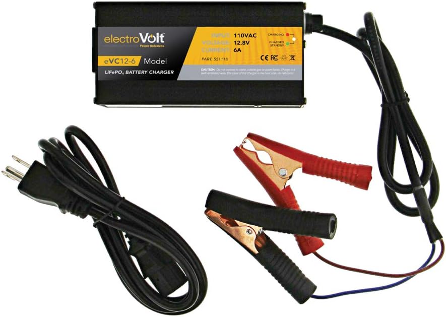 12.8V Li-ion LiFePO4 Battery Charger with Alligator Clips T9561